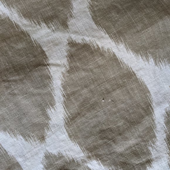 West Elm Neutral Pair of Beige Cream Brown Curtains Set (2) 46x92 - Picture 6 of 15